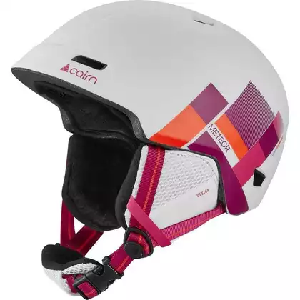 CAIRN cască de schi / snowboard de iarnă METEOR white/pink