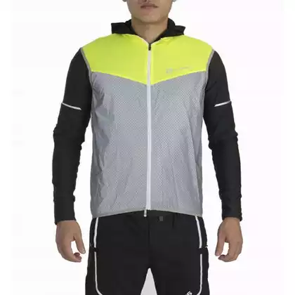 Rockbros vesta ușoară de ciclism / sport pentru bărbați, reflectantă, fluor FGY1002