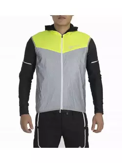 Rockbros vesta ușoară de ciclism / sport pentru bărbați, reflectantă, fluor FGY1002