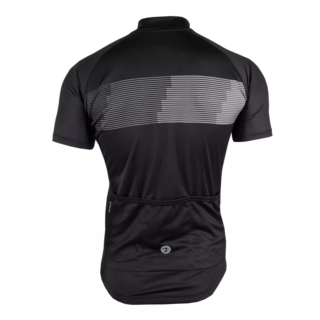 [Set] DEKO STYLE-0421 tricou de bărbați pentru ciclism cu mâneci scurte, negru + DEKO POCKET pantaloni scurți pentru bărbați, negru