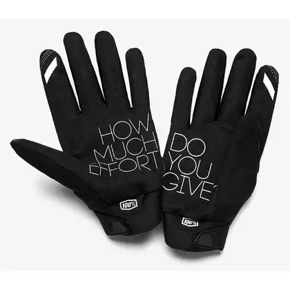100% BRISKER Cold Weather Mănuși de ciclism, negre/camo