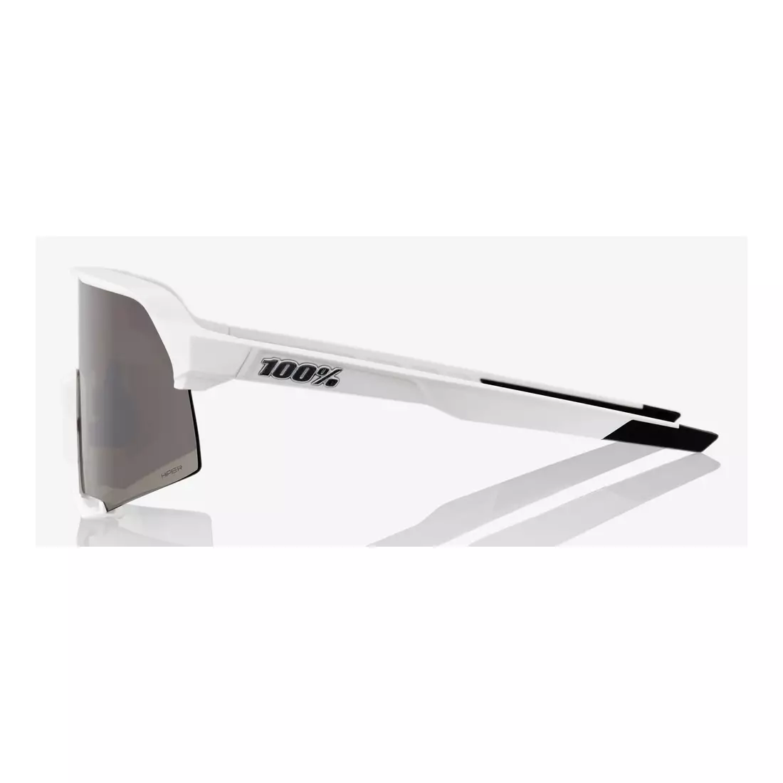 100% ochelari sportivi S3 (HiPER Silver Mirror Lens) Matte White STO-61034-404-02