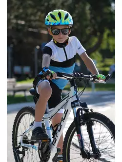 FORCE Cască pentru biciclete pentru copii ANT, albastru fluo, 902637