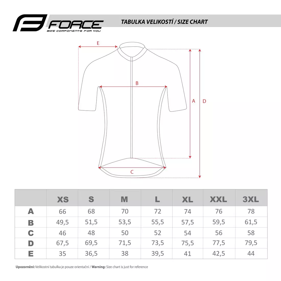 FORCE MTB CORE tricou de ciclism largi, roșu-negru