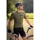 FORCE Tricou de ciclism pentru bărbați CHARM, verde/army 9001191