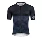 FORCE Tricou de ciclism pentru bărbați POINTS, negru 9001330