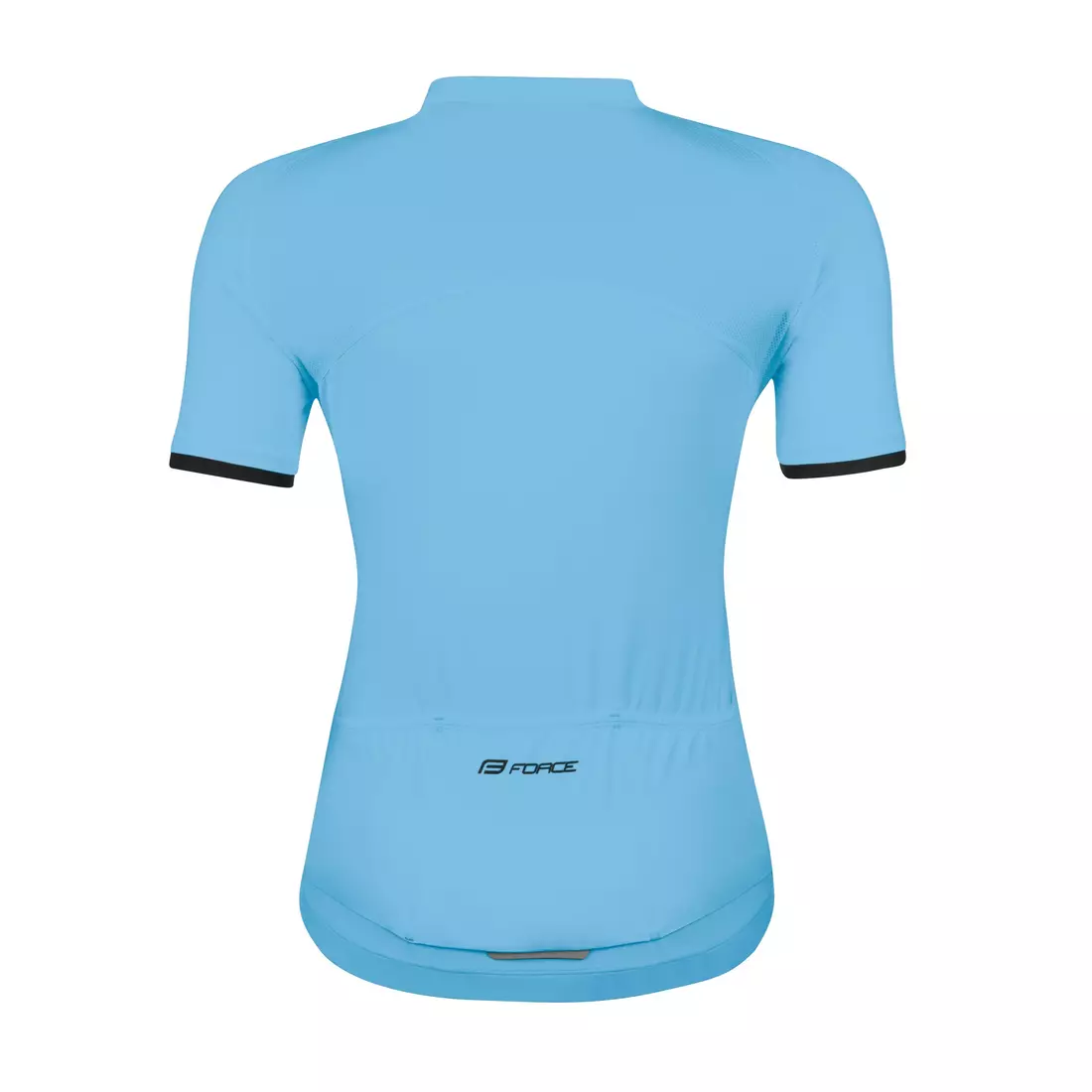 FORCE Tricou de ciclism pentru femei CHARM, light blue 90013440