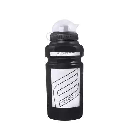 FORCE sticlă de apă pentru bicicletă &quot;F“ 0,5 L black/white 250729