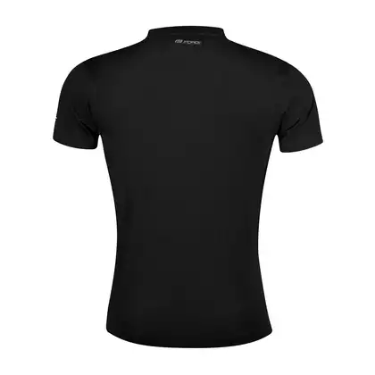 FORCE tricou sport cu mâneci scurte BIKE black 90789