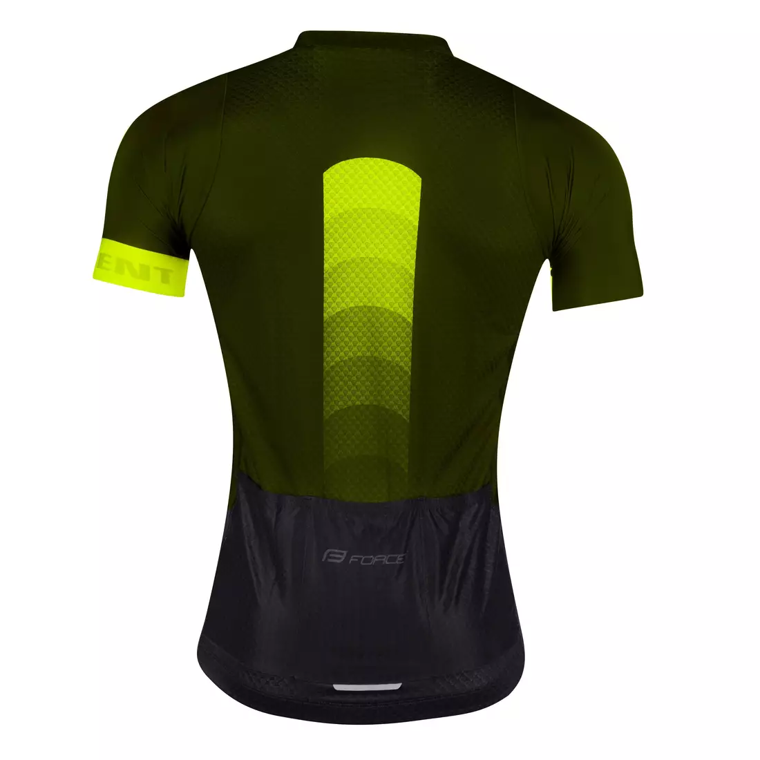 FORCE tricou de bicicletă unisex ASCENT green/fluo 9001161