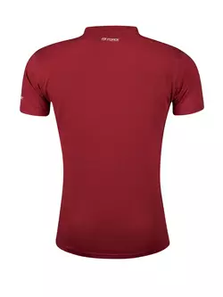 FORCE tricou sport cu mâneci scurte BIKE red 90790