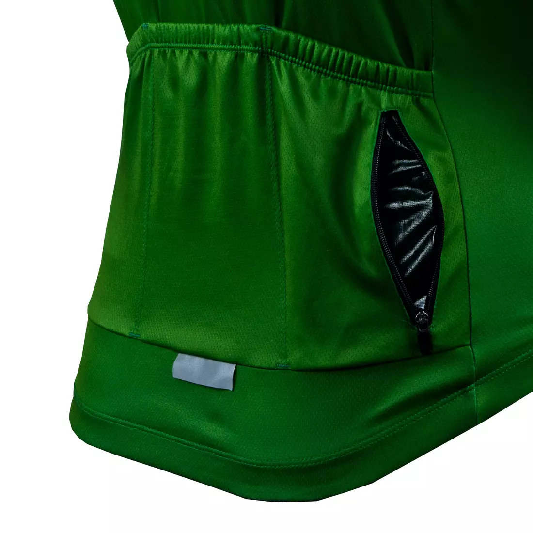 KAYMAQ M66 RACE tricou de bărbați cu mânecă scurtă pentru ciclism, verde