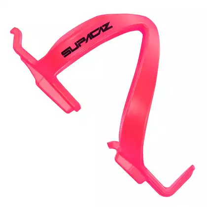 SUPACAZ cușcă pentru sticlă de apă pentru bicicletă POLY neon pink CG-30