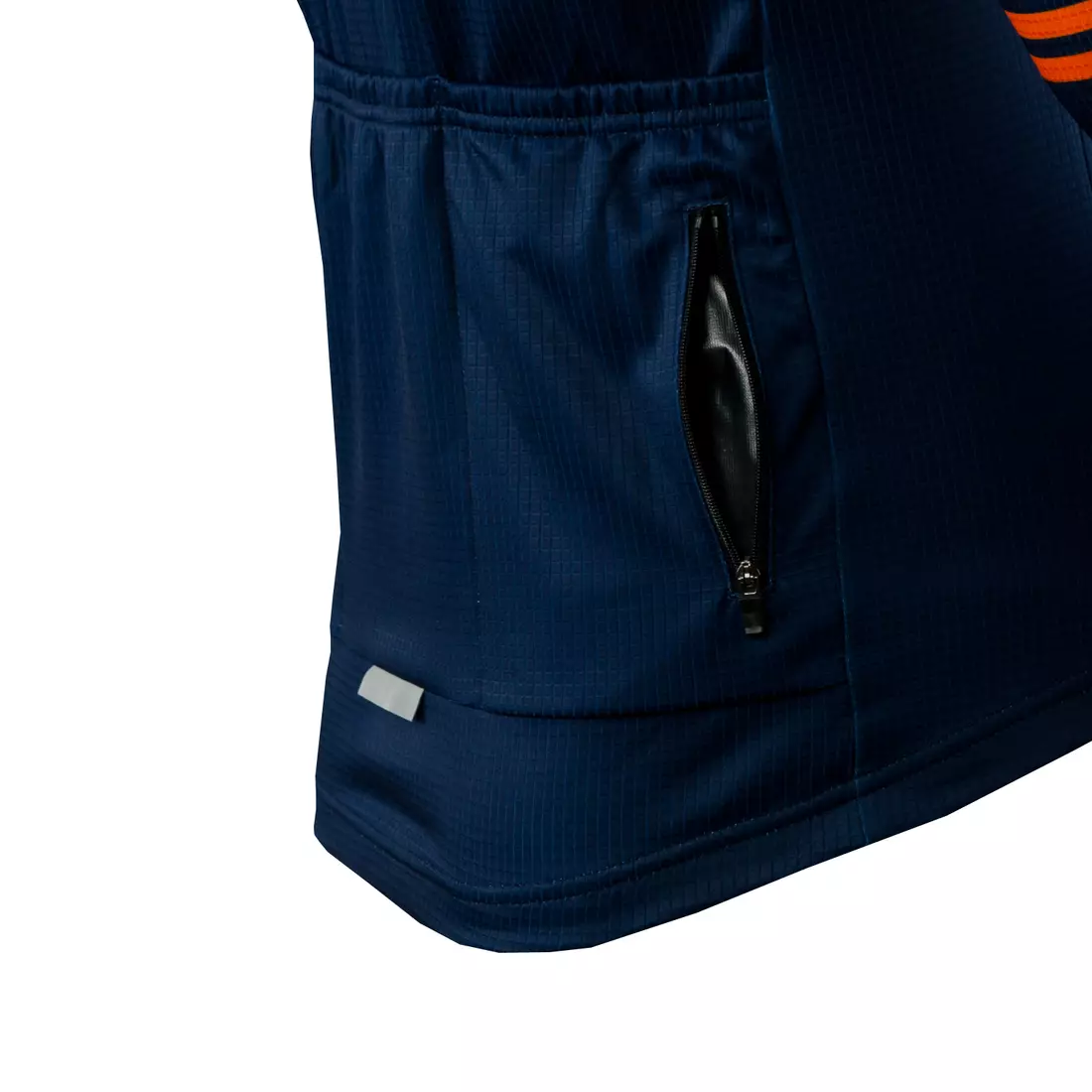 [Set] KAYMAQ DESIGN M66 hanorac de ciclism pentru bărbați albastru marin + KAYMAQ M66 RACE tricou de bărbați cu mânecă scurtă pentru ciclism, portocale