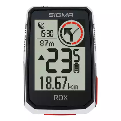 Sigma ghiseu pentru biciclete ROX 2.0, alb, X1051