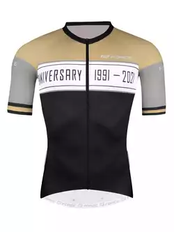 FORCE ANNIVERSARY Tricou de ciclism, negru si auriu