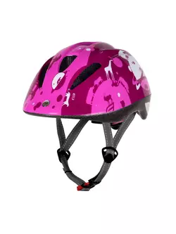 FORCE Casca de bicicleta pentru copii FUN PLANETS, roz si alb 9022412