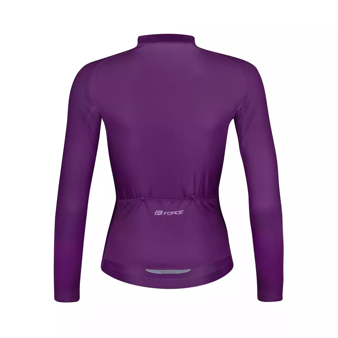 FORCE PURE Tricou de ciclism cu mânecă lungă pentru femei, violet