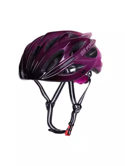 FORCE casca de bicicleta BULL HUE, negru și roz, 9029051