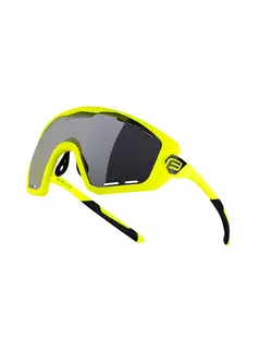 FORCE ochelari de ciclism / sport OMBRO PLUS fluo mat 91120