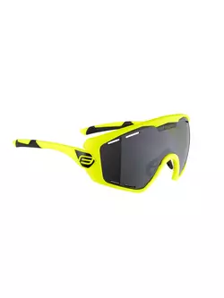 FORCE ochelari de ciclism / sport OMBRO PLUS fluo mat, 91121