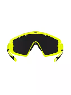 FORCE ochelari de ciclism / sport OMBRO laser lens fluo mat 91141