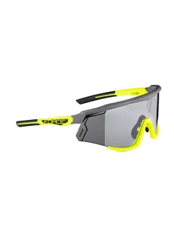 FORCE ochelari de ciclism / sport SONIC, fotocromatică, gri-fluo, 910958