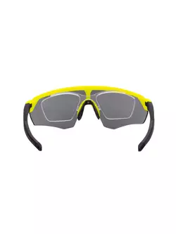 FORCE ochelari de soare ENIGMA, mat negru fluo, lentile negre 91172