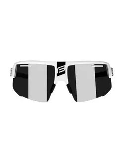 FORCE ochelari de soare IGNITE, alb-negru, lentile negre 910945