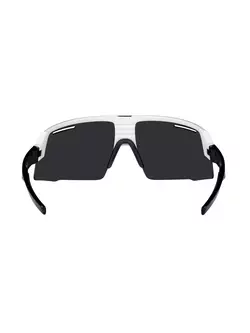 FORCE ochelari de soare IGNITE, alb-negru, lentile negre 910945