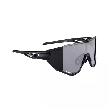 FORCE ochelari de ciclism / sport CREED negru, 91181