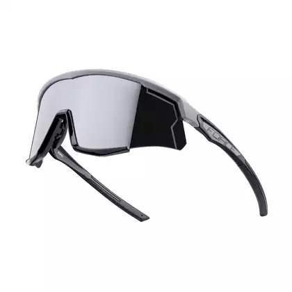 FORCE ochelari de ciclism / sport SONIC, gri-negru, 910953