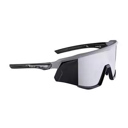 FORCE ochelari de ciclism / sport SONIC, gri-negru, 910953