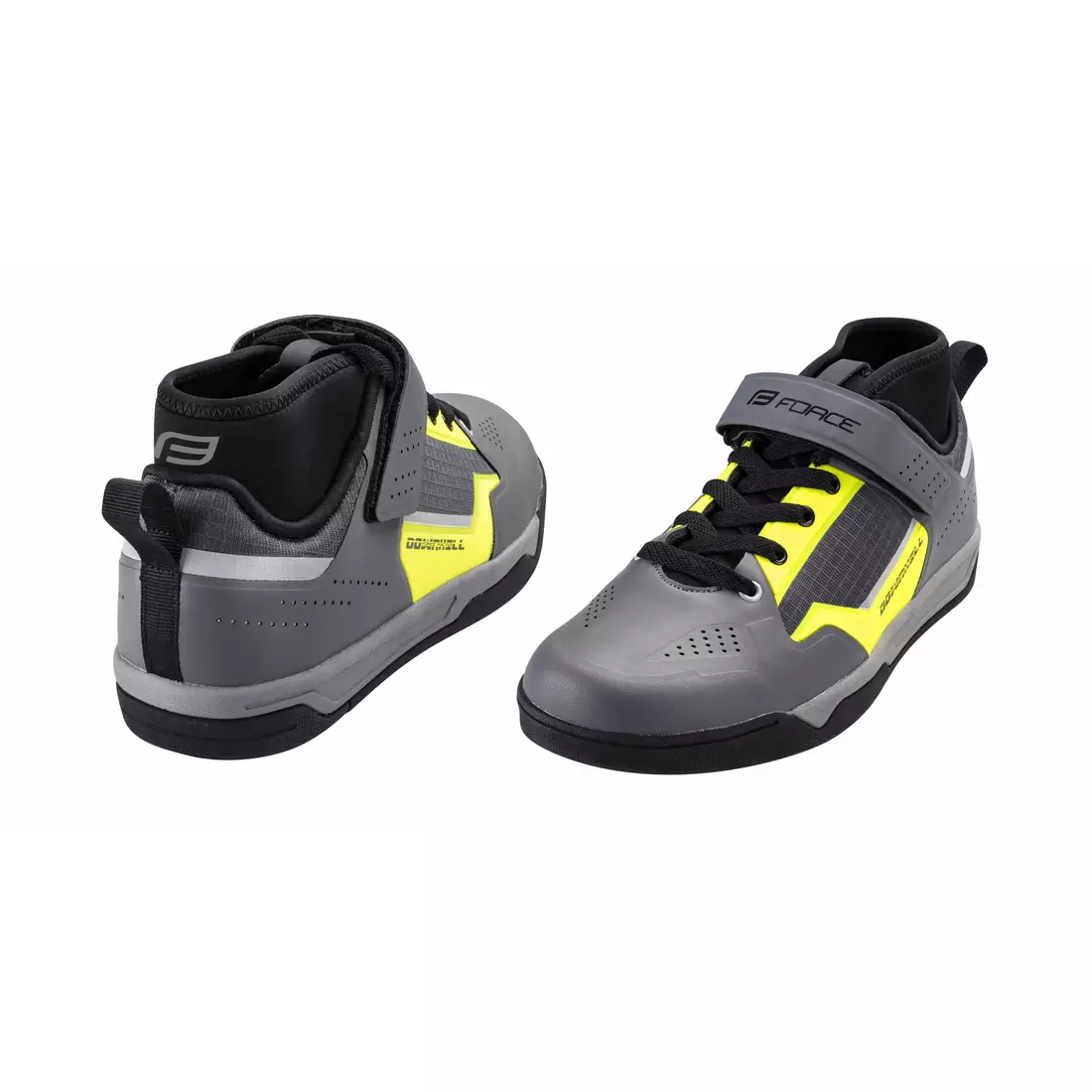 FORCE pantofi de ciclism DOWNHILL, negru-fluo 39 9500 139