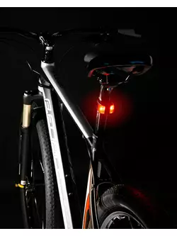 FORCE set de lumini pentru biciclete AMBIT black 45452