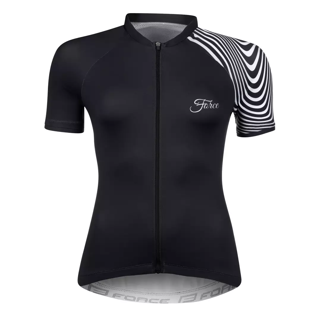 FORCE tricou de ciclism pentru femei STREAM black 90013445