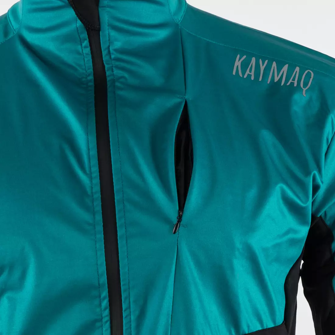 KAYMAQ JWS-004 sacou de iarnă pentru bărbați softshell albastru-negru