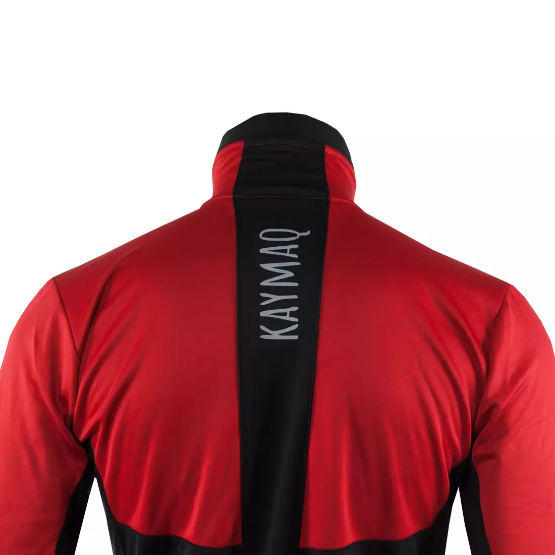 KAYMAQ JWS-004 sacou de iarnă pentru bărbați softshell roșu-negru
