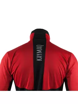 KAYMAQ JWS-004 sacou de iarnă pentru bărbați softshell roșu-negru