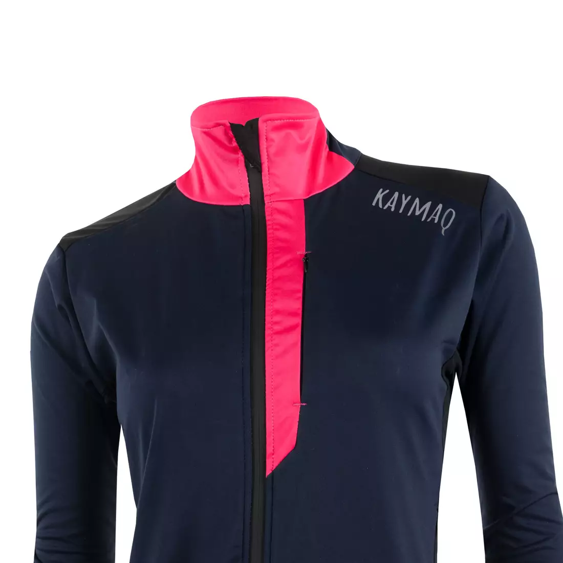 KAYMAQ JWSW-100 geacă de ciclism pentru femei de iarnă softshell albastru-negru