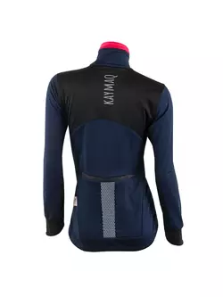 KAYMAQ JWSW-100 geacă de ciclism pentru femei de iarnă softshell albastru-negru
