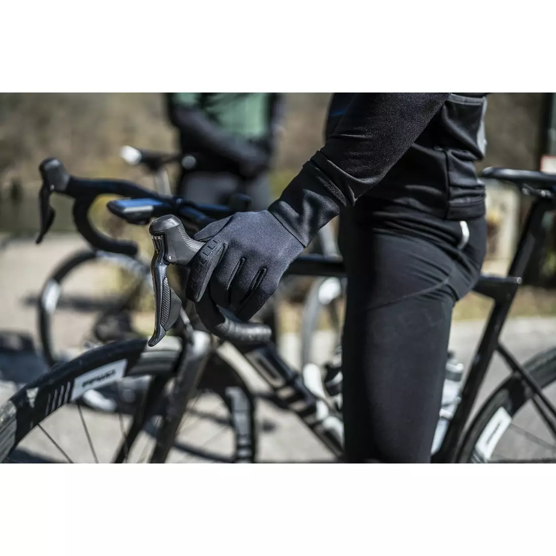 ROGELLI Mănuși de ciclism de iarnă NEOFLEX negru ROG351051