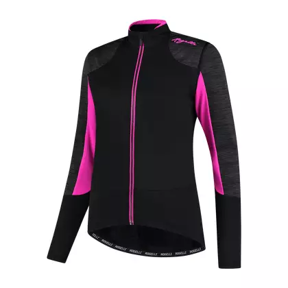 ROGELLI geacă de ciclism de iarnă pentru femei GLORY black/pink ROG351078