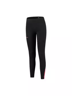 ROGELLI pantaloni de alergare pentru femei ENJOY black/pink ROG351108