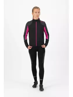 ROGELLI pantaloni de ciclism pentru femei cu bretele GLORY black/pink ROG351076