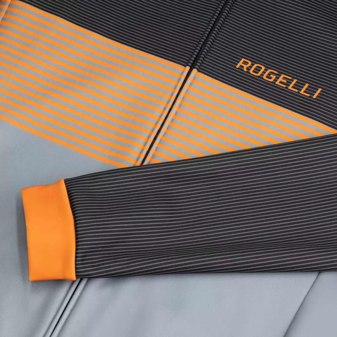 ROGELLI sacou de iarnă pentru ciclism BOOST grey/orange ROG351038