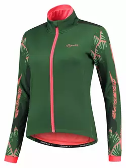 Rogelli Geacă de ciclism de iarnă pentru femei VIVID, verde, ROG351082