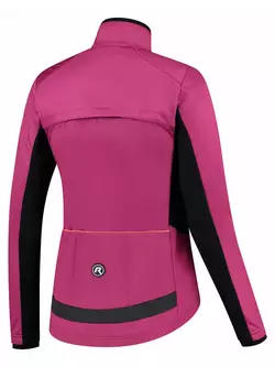 Rogelli Geacă de ciclism pentru femei, Softshell BARRIER, roz, ROG351092