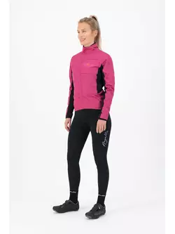 Rogelli Geacă de ciclism pentru femei, Softshell BARRIER, roz, ROG351092