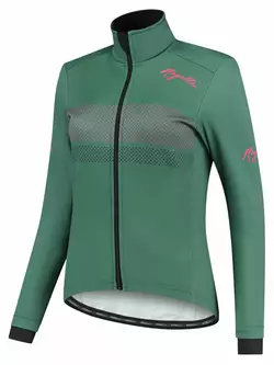 Rogelli Geacă de ciclism pentru femei, Ultraligere PURPOSE, verde, ROG351084